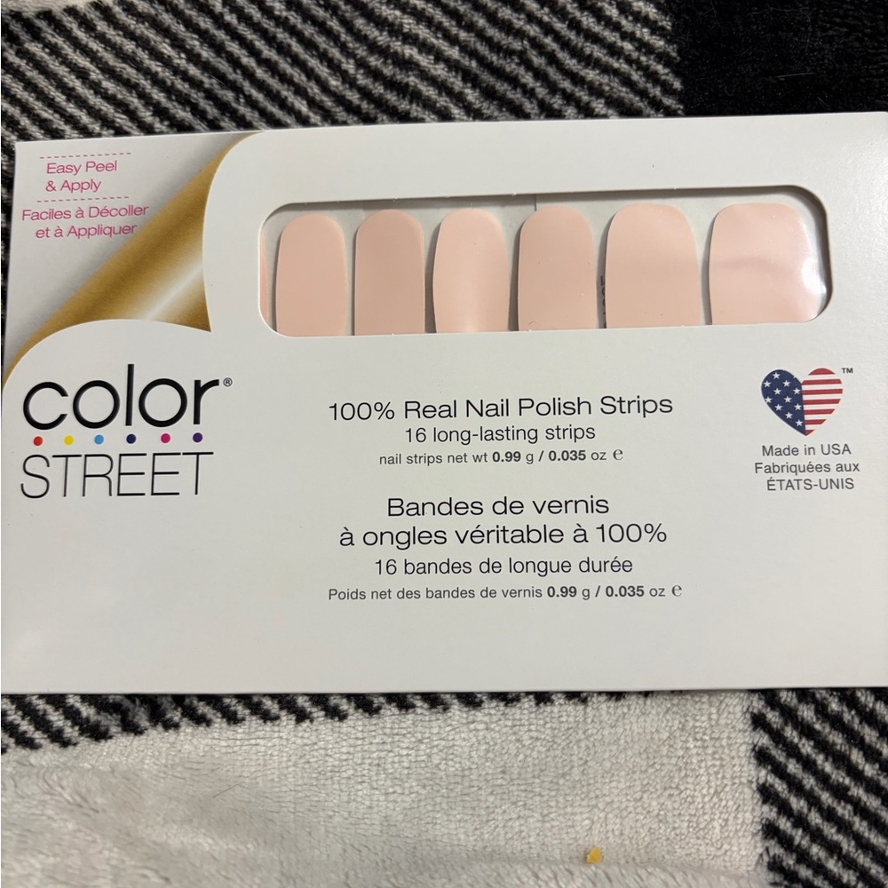 Color Street Nail Polish Strips - Soft Pink SMELL THE ROSES